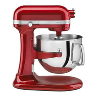 KitchenAid 5KSM6521 Serie Manual Del Usuario