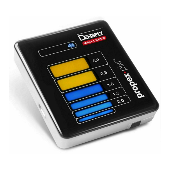 Dentsply Sirona Propex Pixi Manual De Usuario