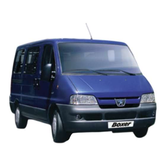 PEUGEOT Boxer Guía De Utilización