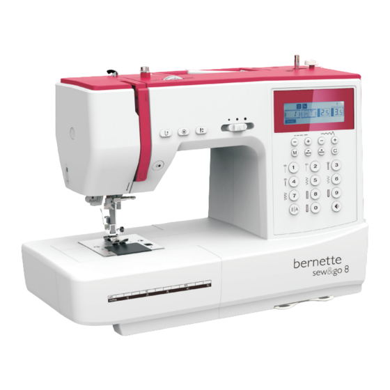 Bernette sew&go 8 Manual De Instrucciones