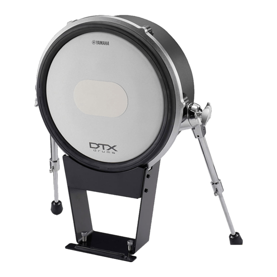 Yamaha DTX drums KP125W Manual De Instrucciones