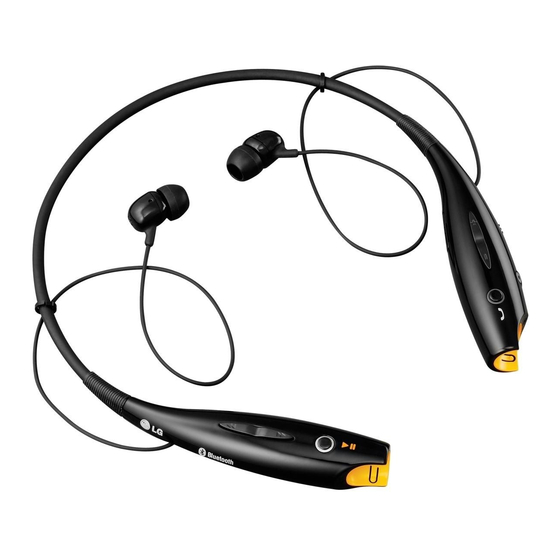 LG HBS-730 Manual Del Usuario