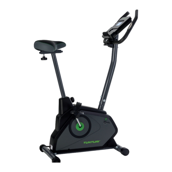 Tunturi Cardio Fit E30 Manual Del Usuario