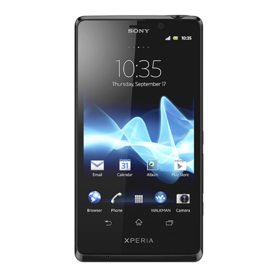 Sony Xperia T Guia Del Usuario