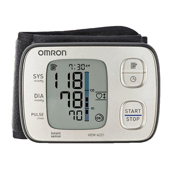 Omron HEM-6221 Manual De Instrucciones