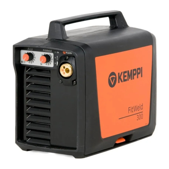 Kemppi FitWeld 300 Manual De Instrucciones