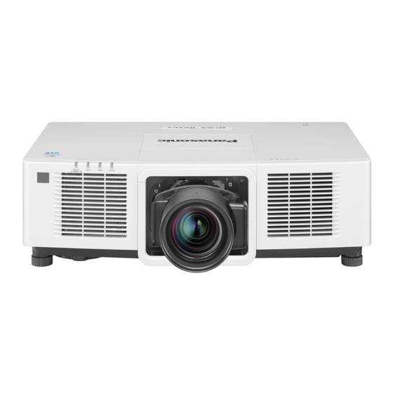 Panasonic PT-MZ16K Serie Manuales