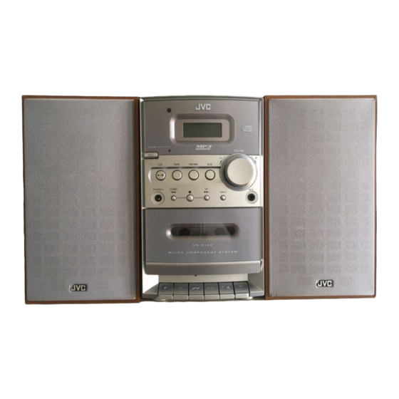 JVC UX-H100 Manual De Instrucciones