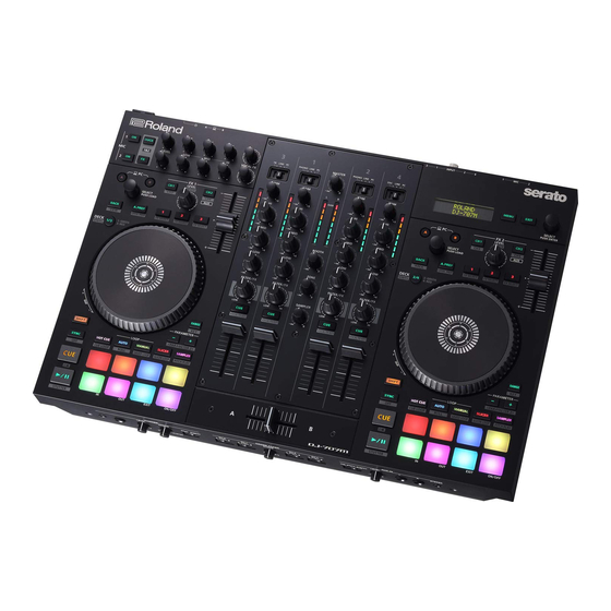 Roland SERATO DJ-707M Manuales