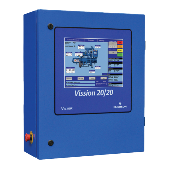 Emerson VILTER Vission 20/20 Manuales