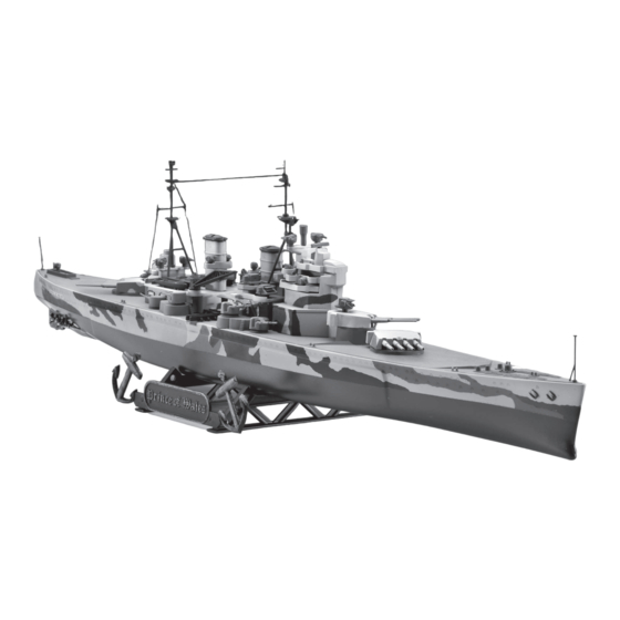REVELL Battleship H.M.S. Prince of Wales Manual De Instrucciones
