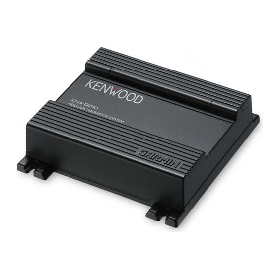 Kenwood KNA-G510 Manual De Instalación