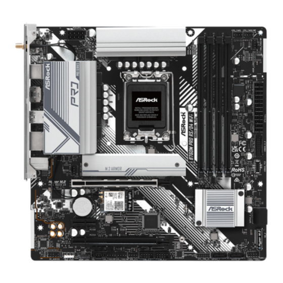 ASROCK B760 M PRO RS/D4 Manual De Usuario