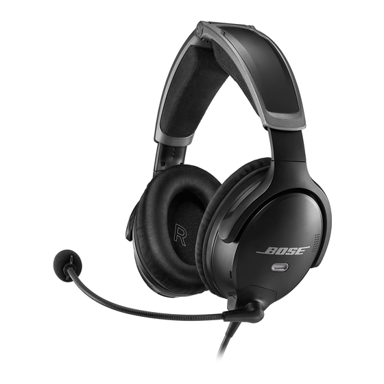 Bose A30 AVIATION HEADSET Manual De Instrucciones