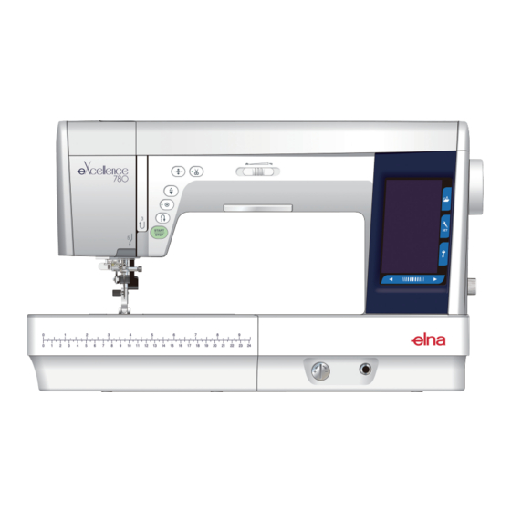 ELNA eXcellence 780 Manual De Instrucciones
