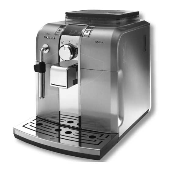 Saeco Syntia HD8836 Instrucciones