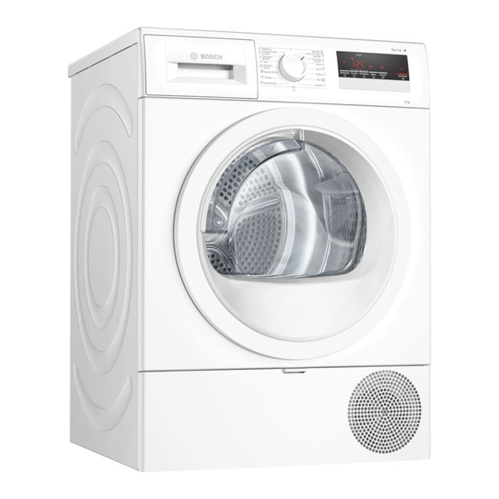 Bosch WTR85V90CL Instrucciones De Uso E Instalación