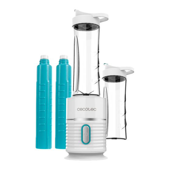 cecotec POWER TITANIUM 500 FRESH&GO Manual De Instrucciones