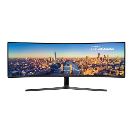 Samsung C43J890DK Serie Manuales