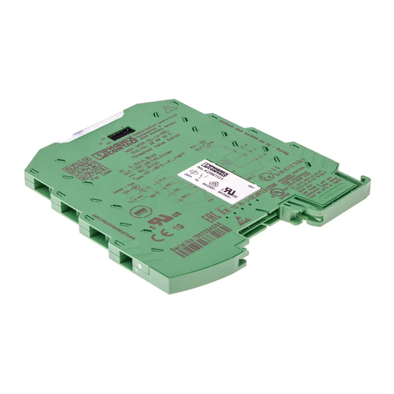 Phoenix Contact MINI MCR-SL-UI-REL Manual De Instrucciones