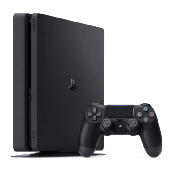 Sony PS4 Manual De Instrucciones