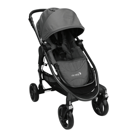 Baby Jogger CITY VERSA Manuales