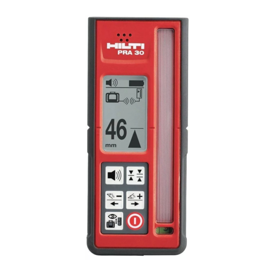 Hilti PRA 30 Manual De Instrucciones