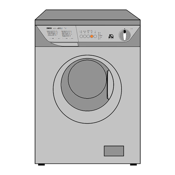 Zanussi FL 708 Manuales