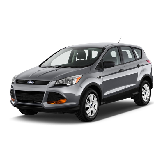 Ford ESCAPE 2016 Manuales