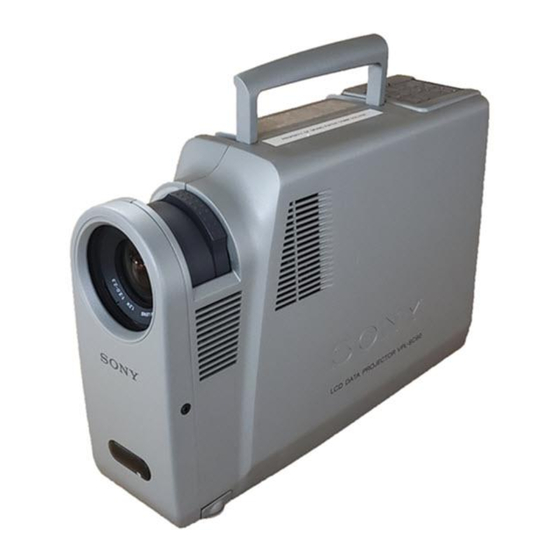 Sony VPL-SC60U Manual De Instrucciones