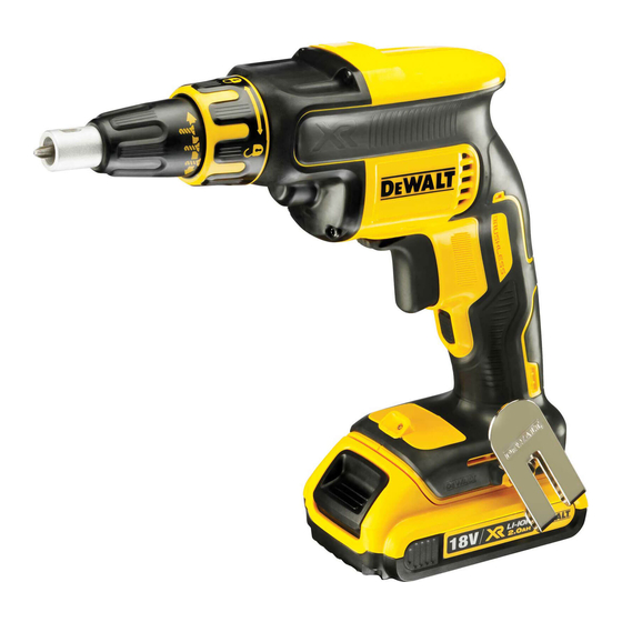 DeWalt DCF620 Manual De Instrucciones