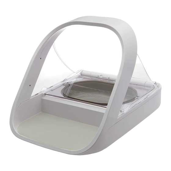 SURE petcare SureFeed Microchip Pet Feeder Guia De Inicio Rapido