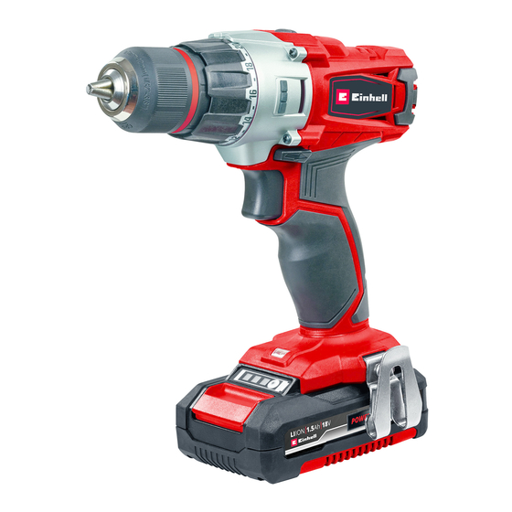EINHELL TE-CD 18/2 Li Manual De Instrucciones Original