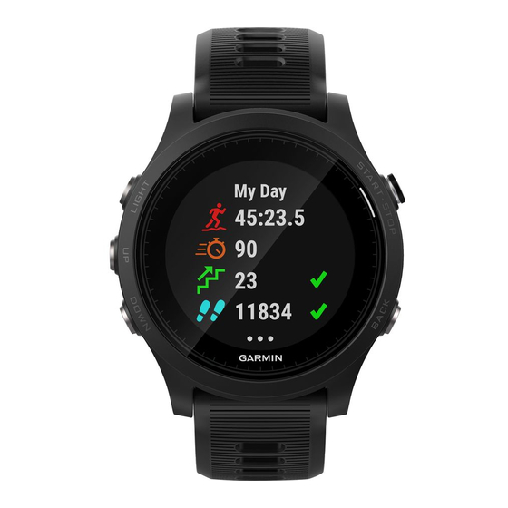 Garmin FORERUNNER 935 Manual Del Usuario