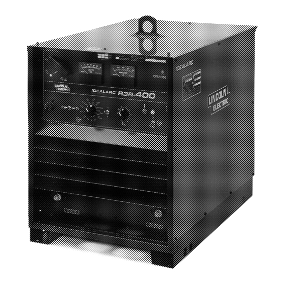 Lincoln IDEALARC R3R-400 Manual Del Operador