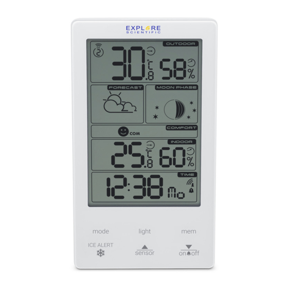 Explore Scientific WSC4009 Manual De Instrucciones