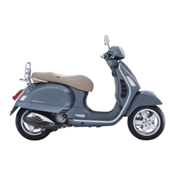 VESPA GTS 250 Manuales