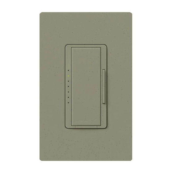 Lutron MAESTRO Inalámbrico MRF-600 Manual De Instrucciones