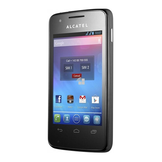 Alcatel one touch 4030A Manuales