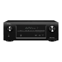 Denon AVR-X2000 Manual Del Usuario