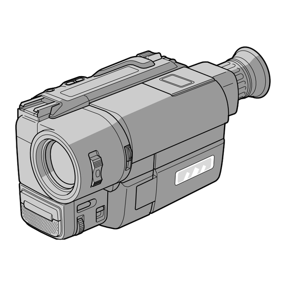 Sony HANDYCAM Vision CCD-TRV65 Manual De Instrucciones