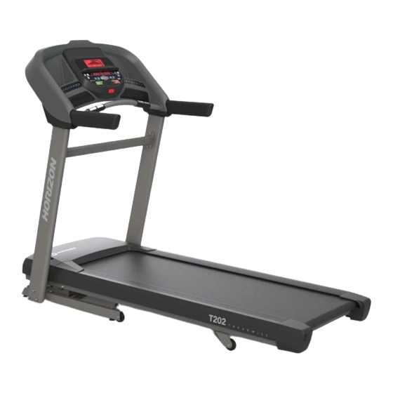 Horizon Fitness T202 Manuales