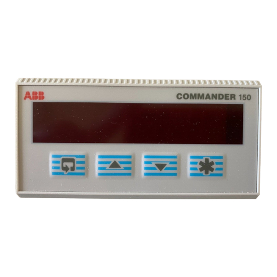 ABB COMMANDER 150 Guia Del Usuario