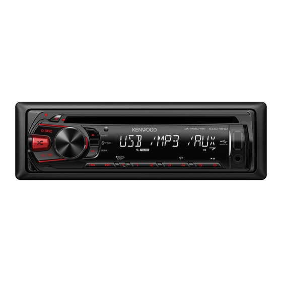 Kenwood KDC-BT34U Manual De Instrucciones