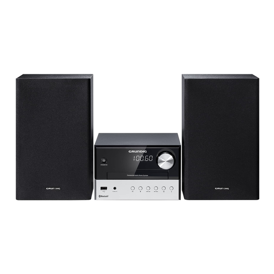 Grundig CMS 2000 BT Manual De Usuario