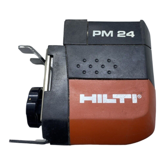 Hilti PM 24 Manuales