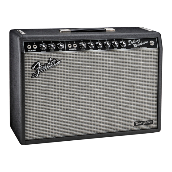 Fender TONE MASTER DELUXE REVERB Manuales