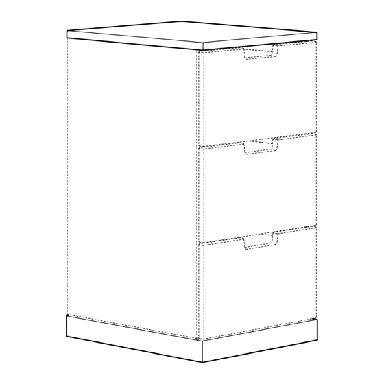 IKEA NORDLI Manual De Instrucciones
