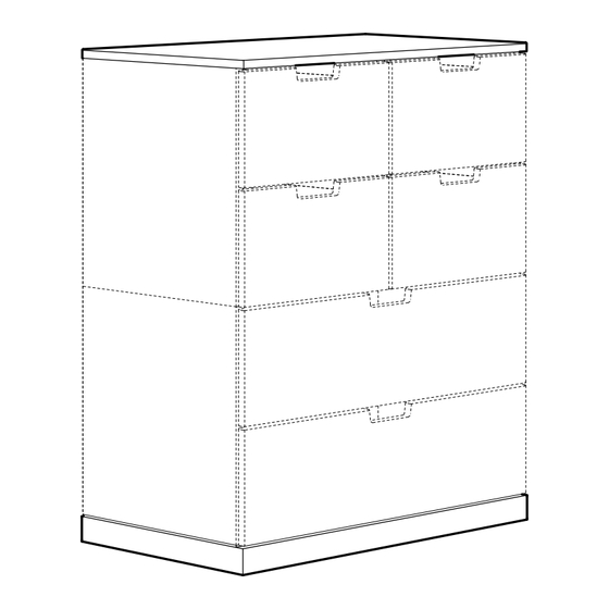 IKEA NORDLI Manual De Instrucciones