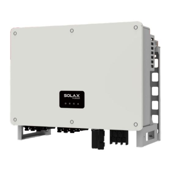 SolaX Power X3-MEGA G2 Serie Manual De Usuario